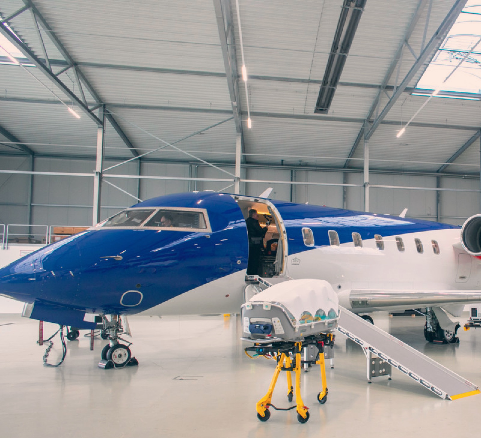 Luxembourg Air Rescue helicopter